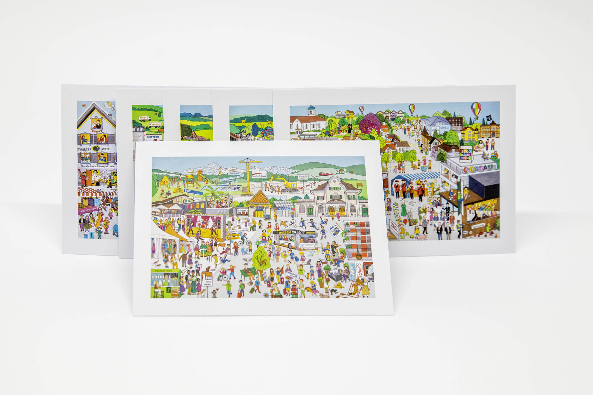 Postkartenset Gossauer Wimmelbilder – Bild 3